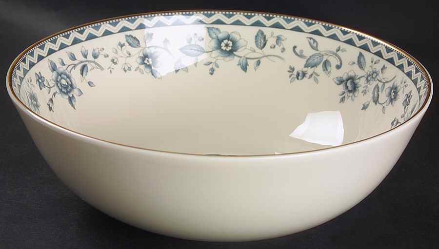 Josephine (Smooth, Gold Trim) 10" Large Salad Serving Bowl by Royal Doulton-1
