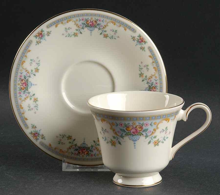 Juliet Footed Cup & Saucer Set by Royal Doulton-1