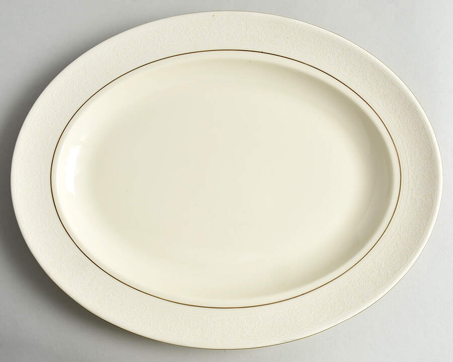 Julianne 13" Oval Serving Platter by Royal Doulton-1