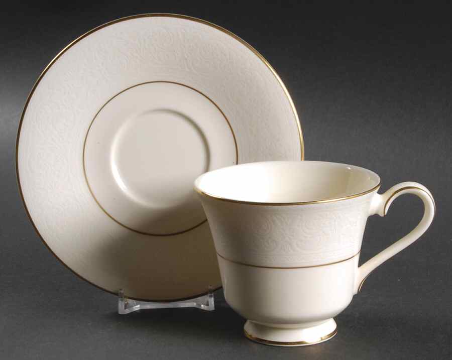 Julianne Footed Cup & Saucer Set by Royal Doulton-1