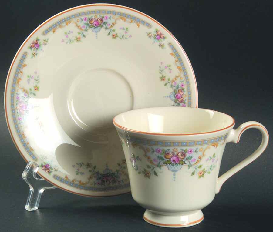 Juliet Micro Footed Cup & Saucer Set by Royal Doulton-1