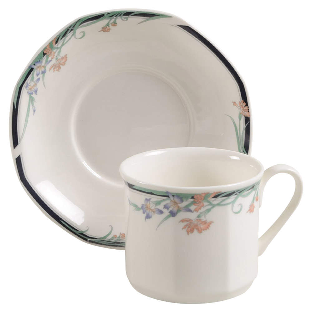 Juno Flat Cup & Saucer Set by Royal Doulton-1