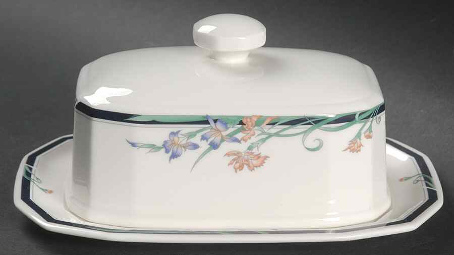 Juno 1/4 Lb Covered Butter by Royal Doulton-1