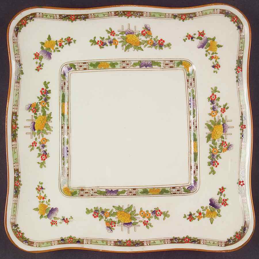 Kenilworth Square Cake Plate by Royal Doulton-1