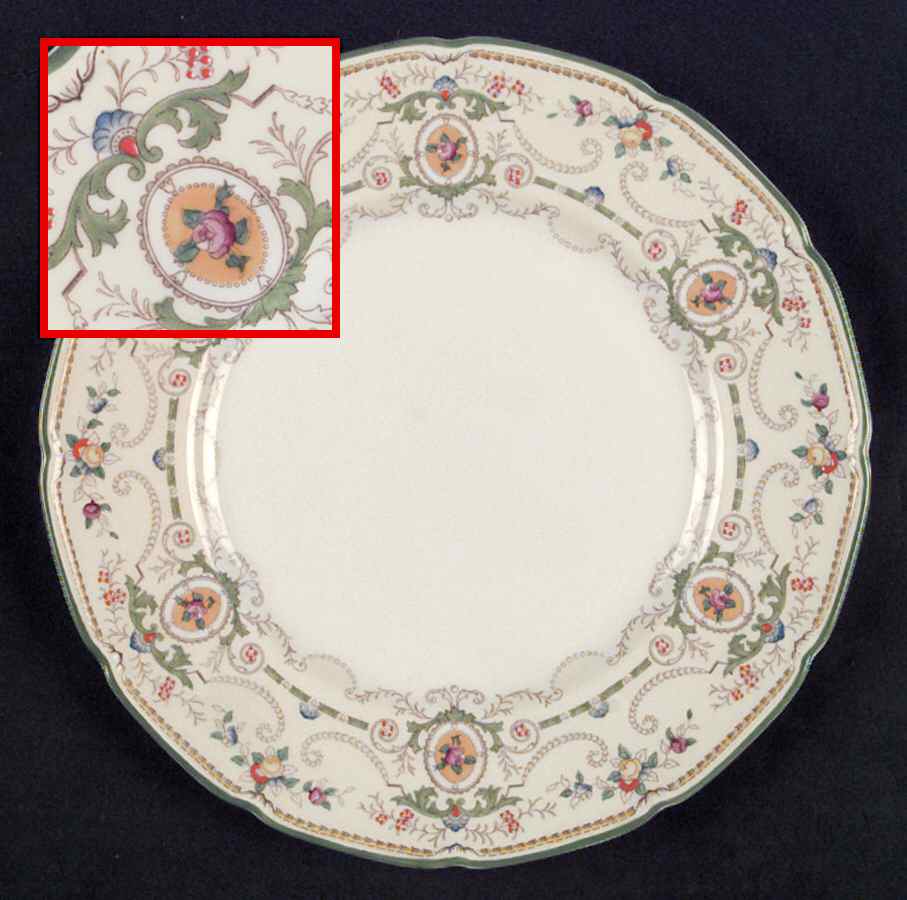 The Kendal (No Scene Center) Luncheon Plate by Royal Doulton-1