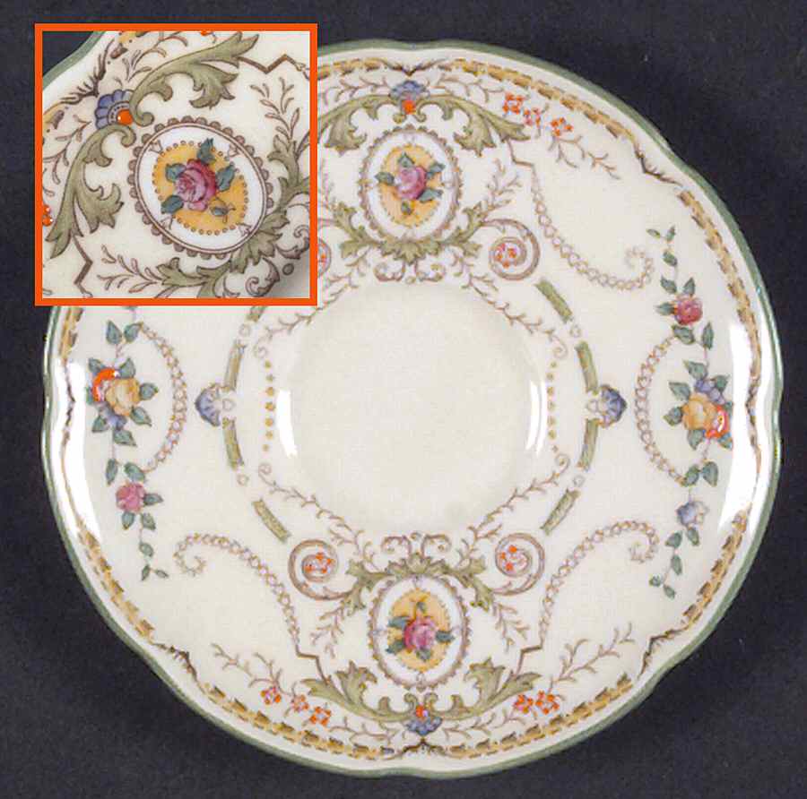The Kendal (No Scene Center) Saucer for Demitasse Cup by Royal Doulton-1