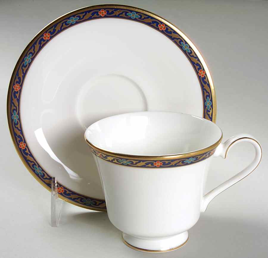 Kendal Footed Cup & Saucer Set by Royal Doulton-1