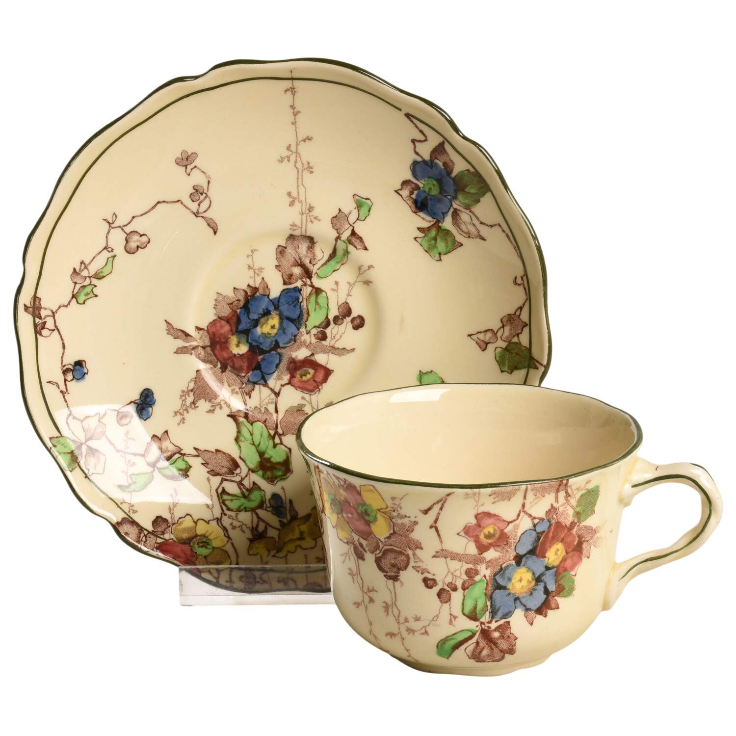 Kew Flat Cup & Saucer Set by Royal Doulton-1