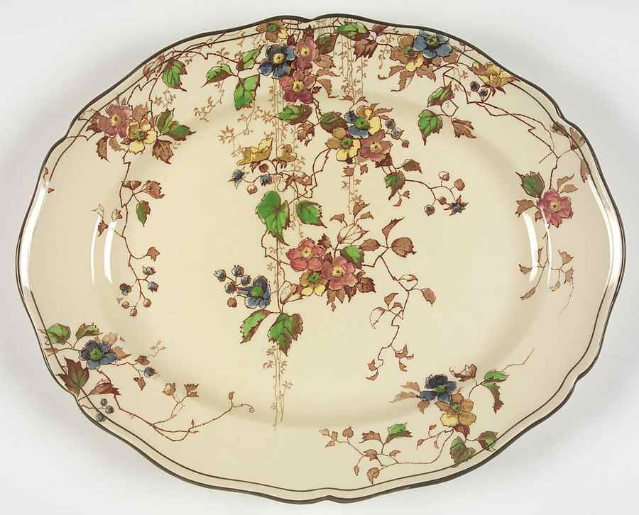 Kew 13" Oval Serving Platter by Royal Doulton-1
