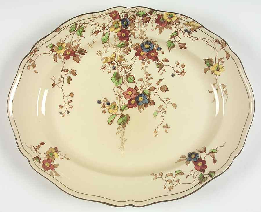Kew 15" Oval Serving Platter by Royal Doulton-1