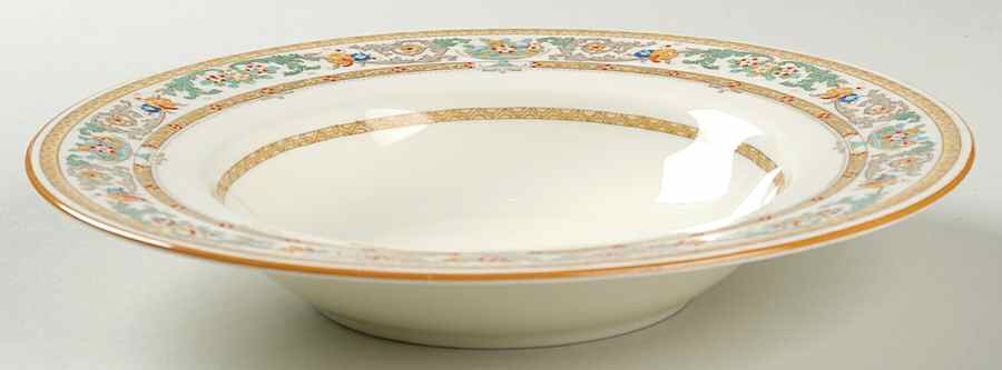 The Killarney (Thick Verge Line) Large Rim Soup Bowl by Royal Doulton-1