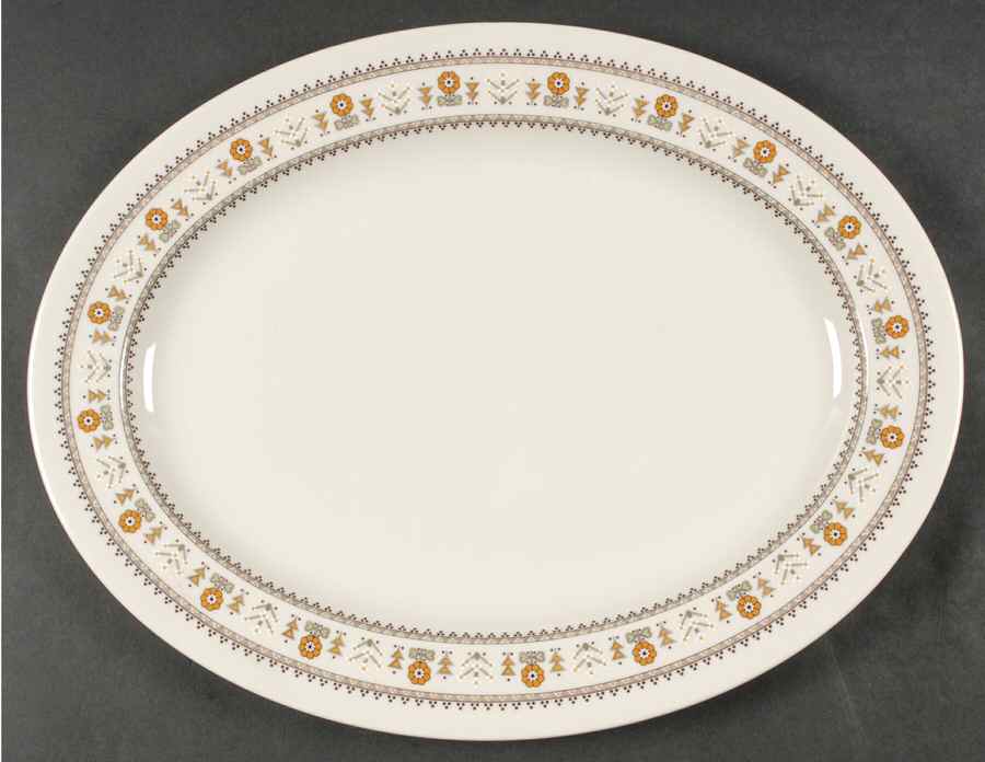 Kimberley 16" Oval Serving Platter by Royal Doulton-1