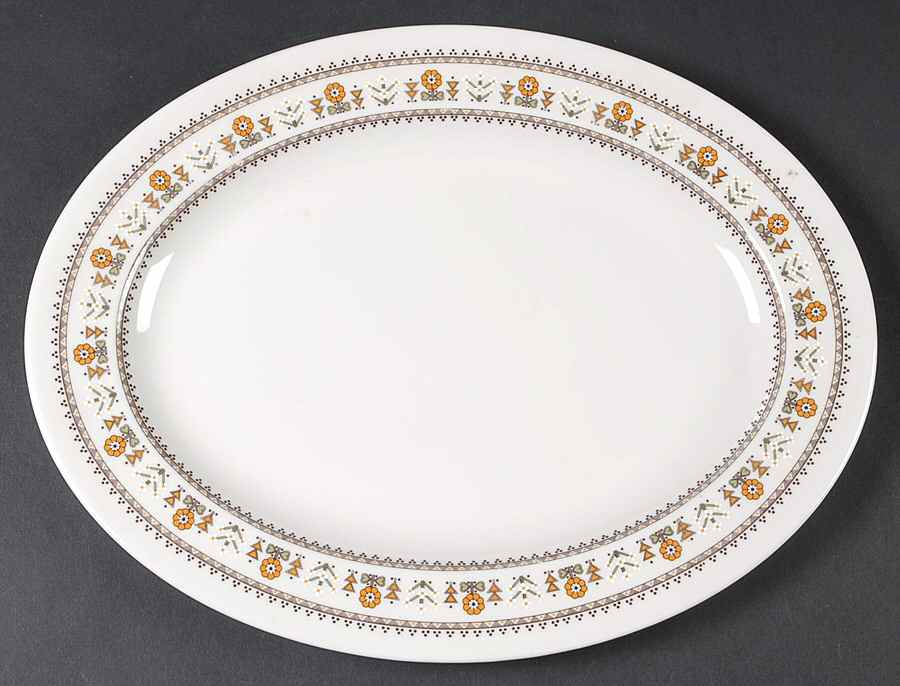 Kimberley 13" Oval Serving Platter by Royal Doulton-1