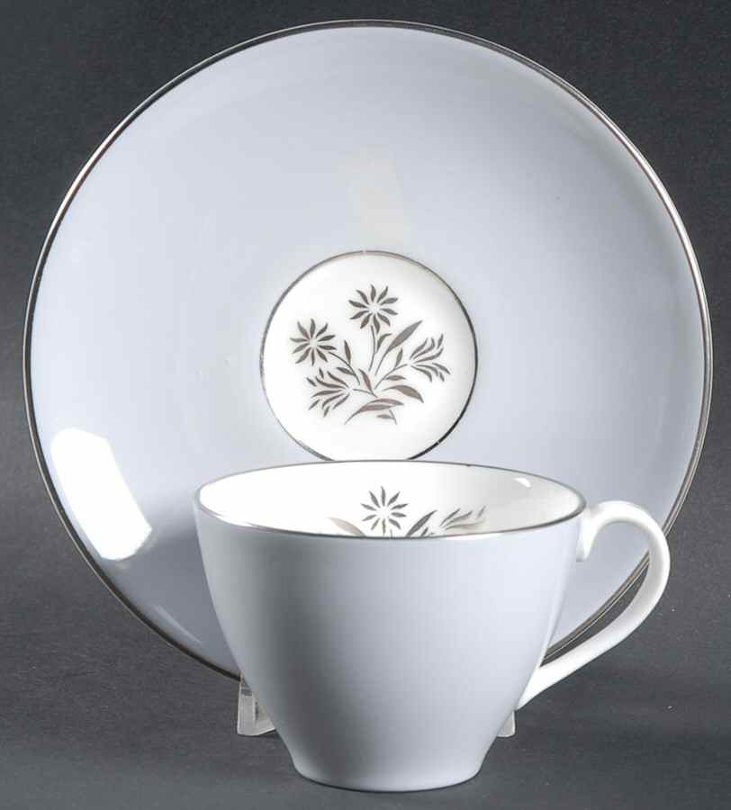Kingsmere Flat Demitasse Cup & Saucer Set by Royal Doulton-1