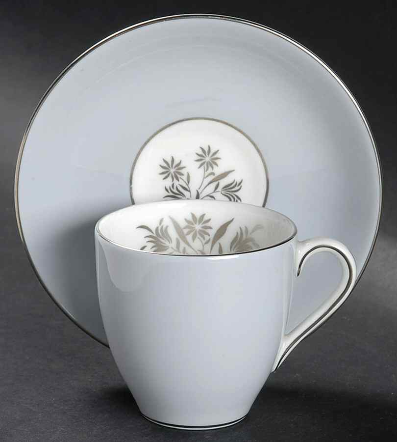 Kingsmere Flat Demitasse Cup & Saucer Set by Royal Doulton-1