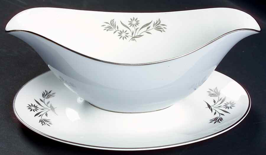 Kingsmere Gravy Boat with Attached Underplate by Royal Doulton-1
