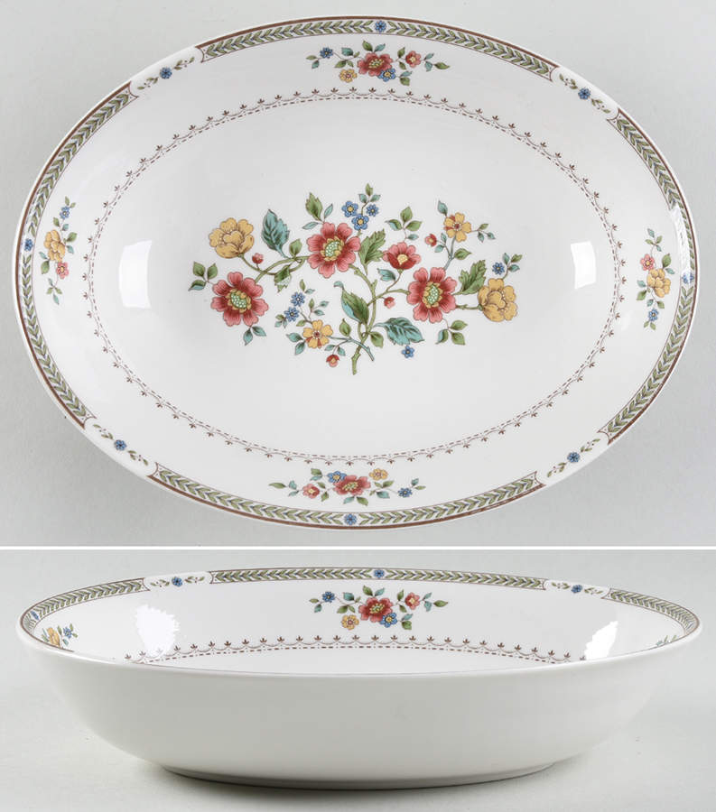 Kingswood 9" Oval Vegetable Bowl by Royal Doulton-1