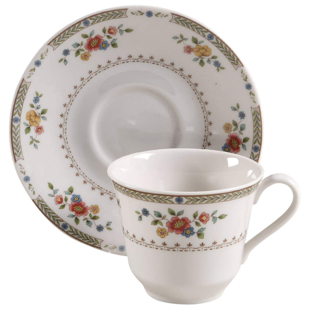 Kingswood Flat Cup & Saucer Set by Royal Doulton-1