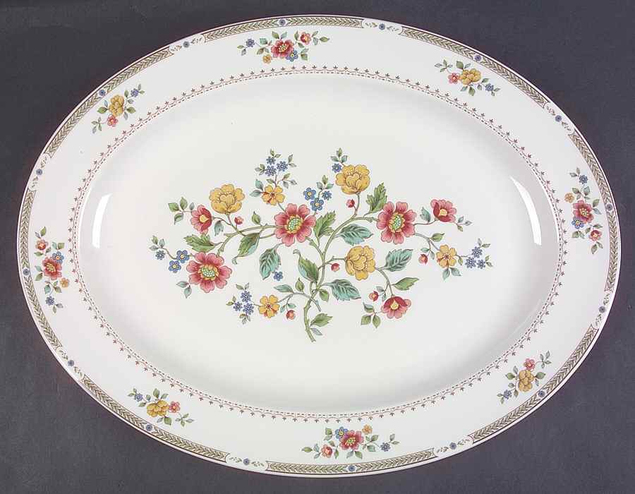 Kingswood 15" Oval Serving Platter by Royal Doulton-1