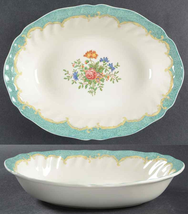 Kingswood 10" Oval Vegetable Bowl by Royal Doulton-1