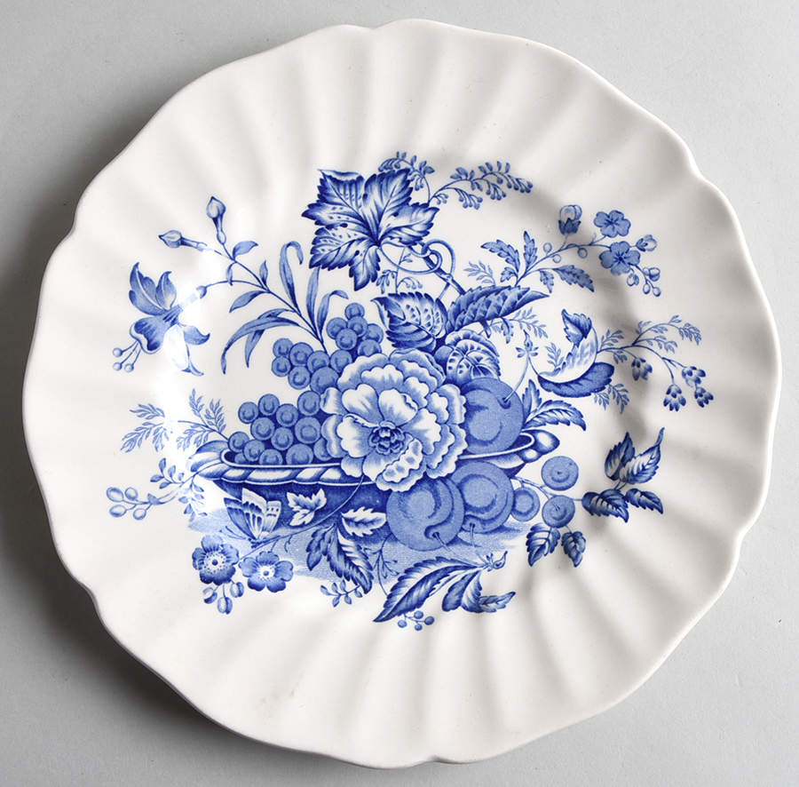 The Kirkwood Blue Salad Plate by Royal Doulton-1