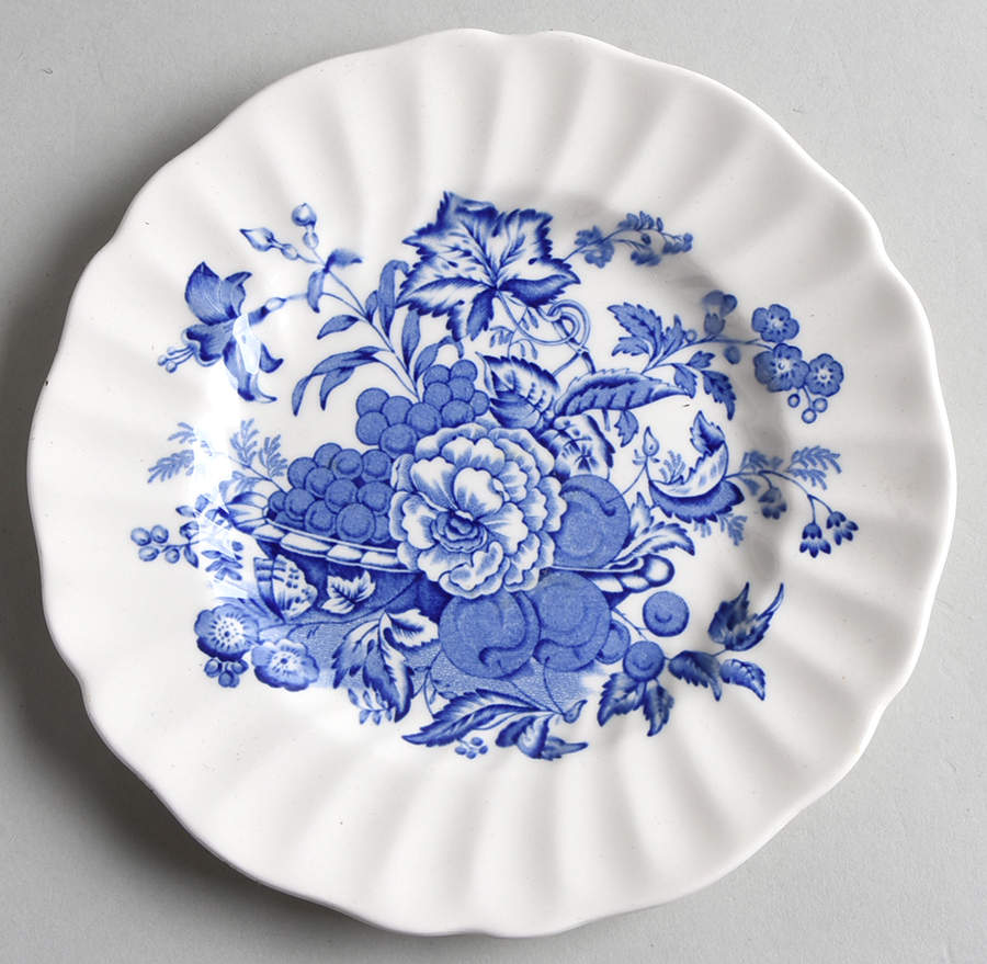 The Kirkwood Blue Bread & Butter Plate by Royal Doulton-1