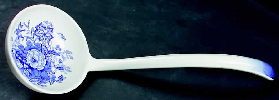 The Kirkwood Blue Tureen Ladle by Royal Doulton-1