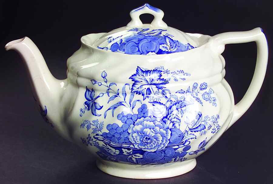 The Kirkwood Blue Teapot & Lid by Royal Doulton-1