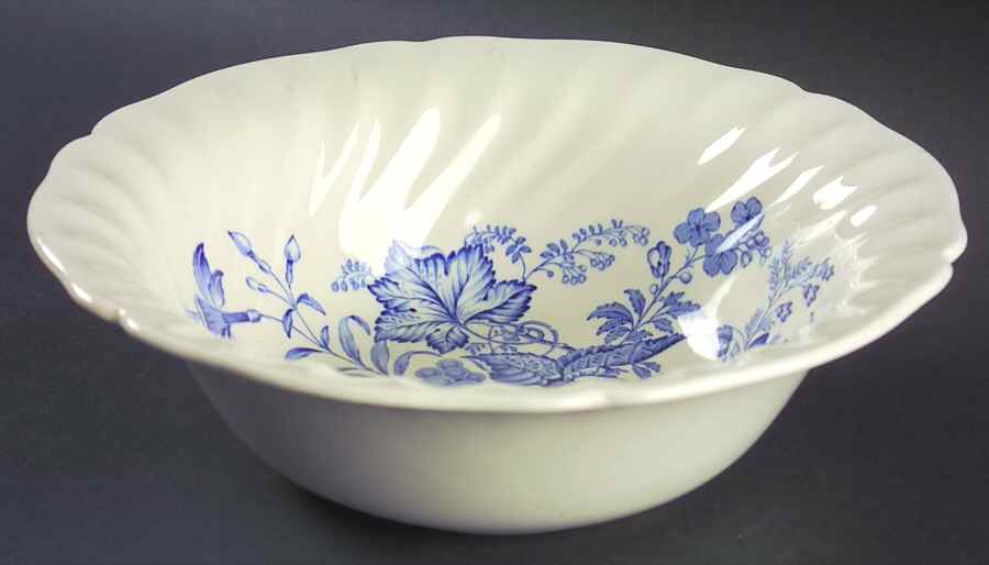 The Kirkwood Blue 9" Round Vegetable Bowl by Royal Doulton-1