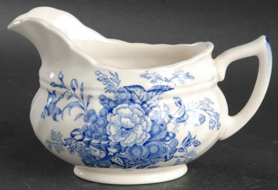 The Kirkwood Blue Creamer by Royal Doulton-1