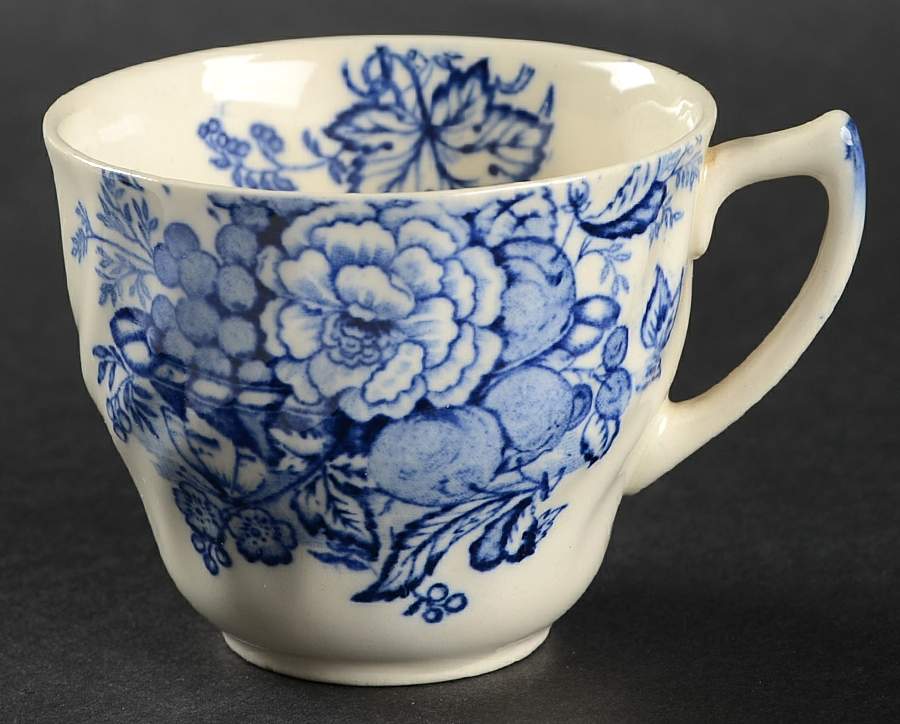 The Kirkwood Blue Flat Demitasse Cup by Royal Doulton-1