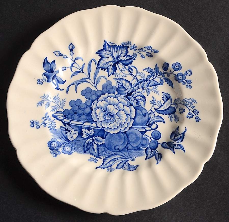 The Kirkwood Blue Dessert/Pie Plate by Royal Doulton-1