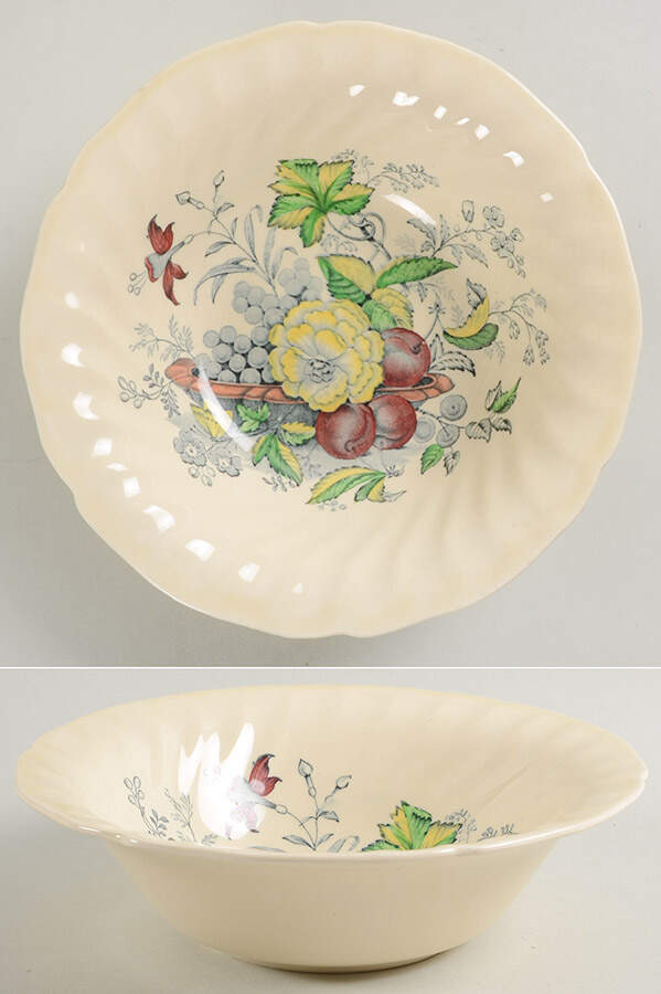 The Kirkwood Multicolor 8" Round Vegetable Bowl by Royal Doulton-1