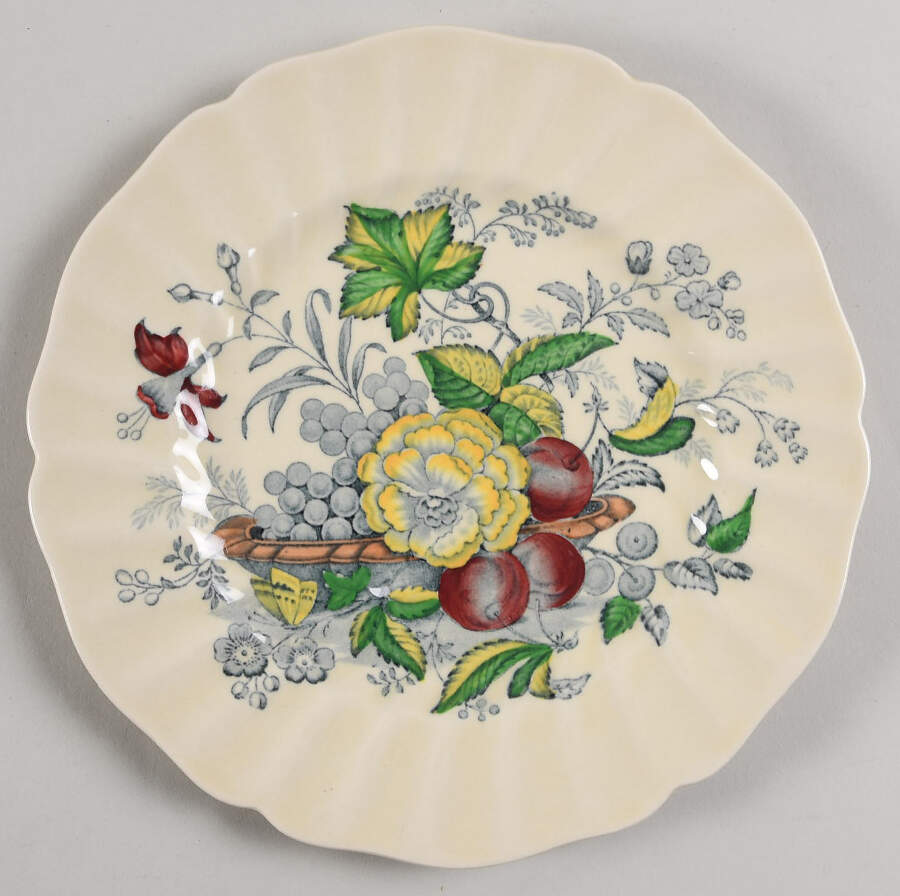 The Kirkwood Multicolor Salad Plate by Royal Doulton-1