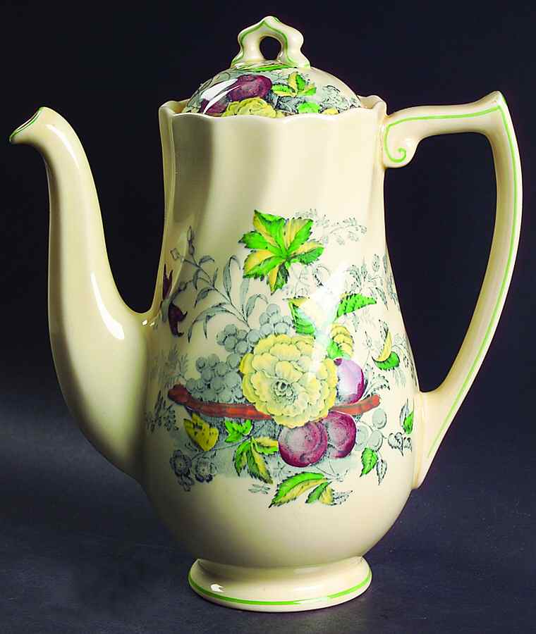 The Kirkwood Multicolor Coffee Pot & Lid by Royal Doulton-1