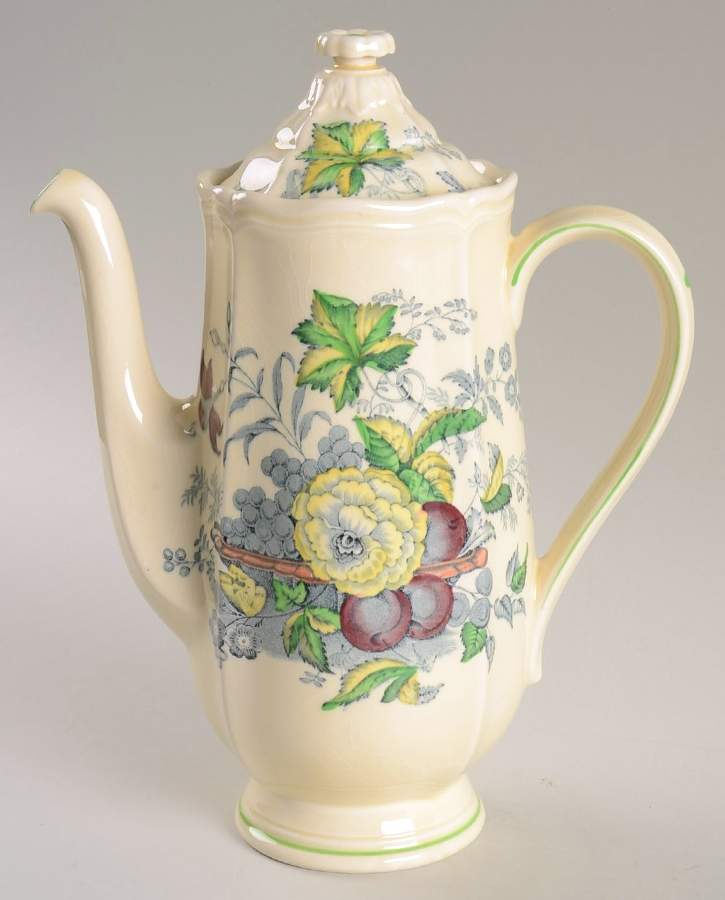 The Kirkwood Multicolor Coffee Pot & Lid by Royal Doulton-1