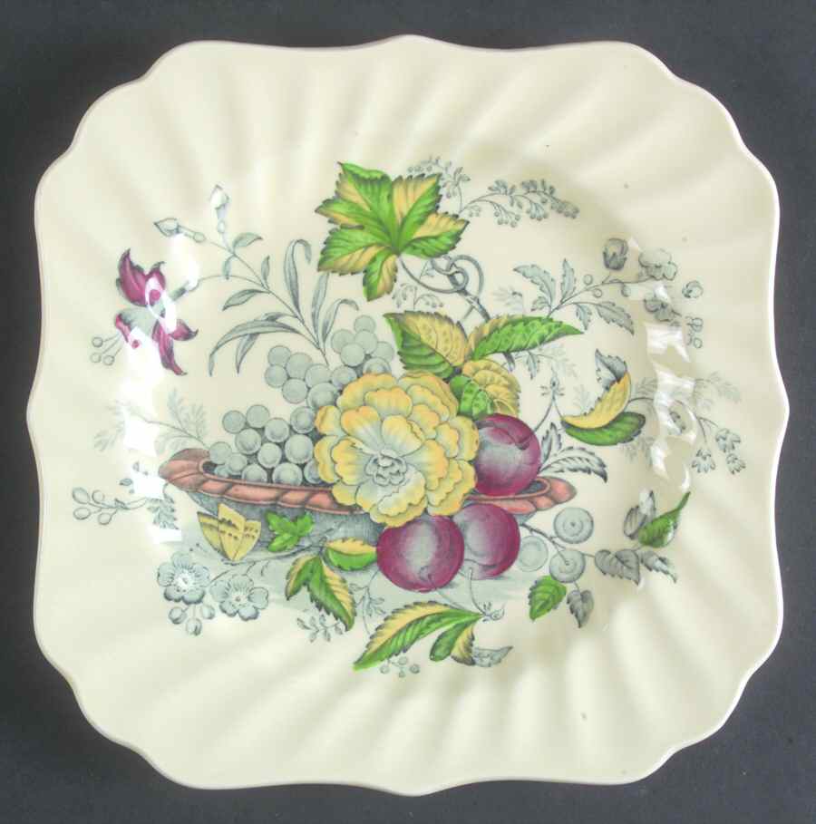 The Kirkwood Multicolor Square Salad Plate by Royal Doulton-1