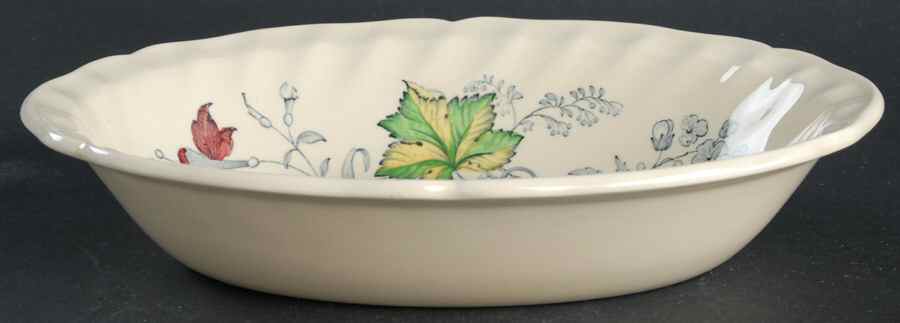 The Kirkwood Multicolor 8" Oval Vegetable Bowl by Royal Doulton-1