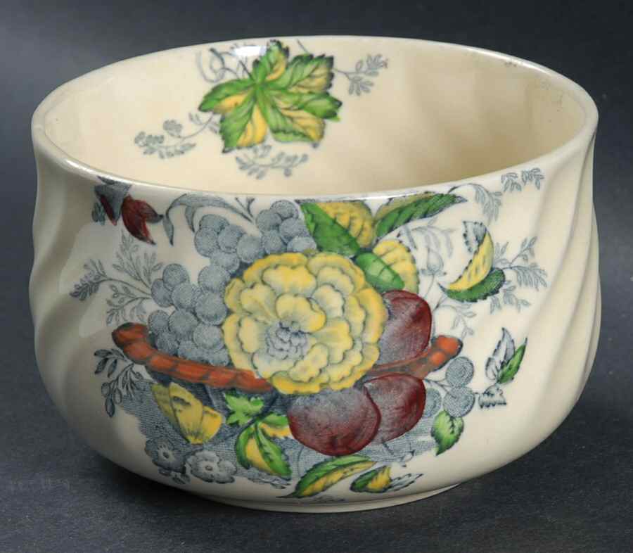 The Kirkwood Multicolor Open Sugar Bowl by Royal Doulton-1