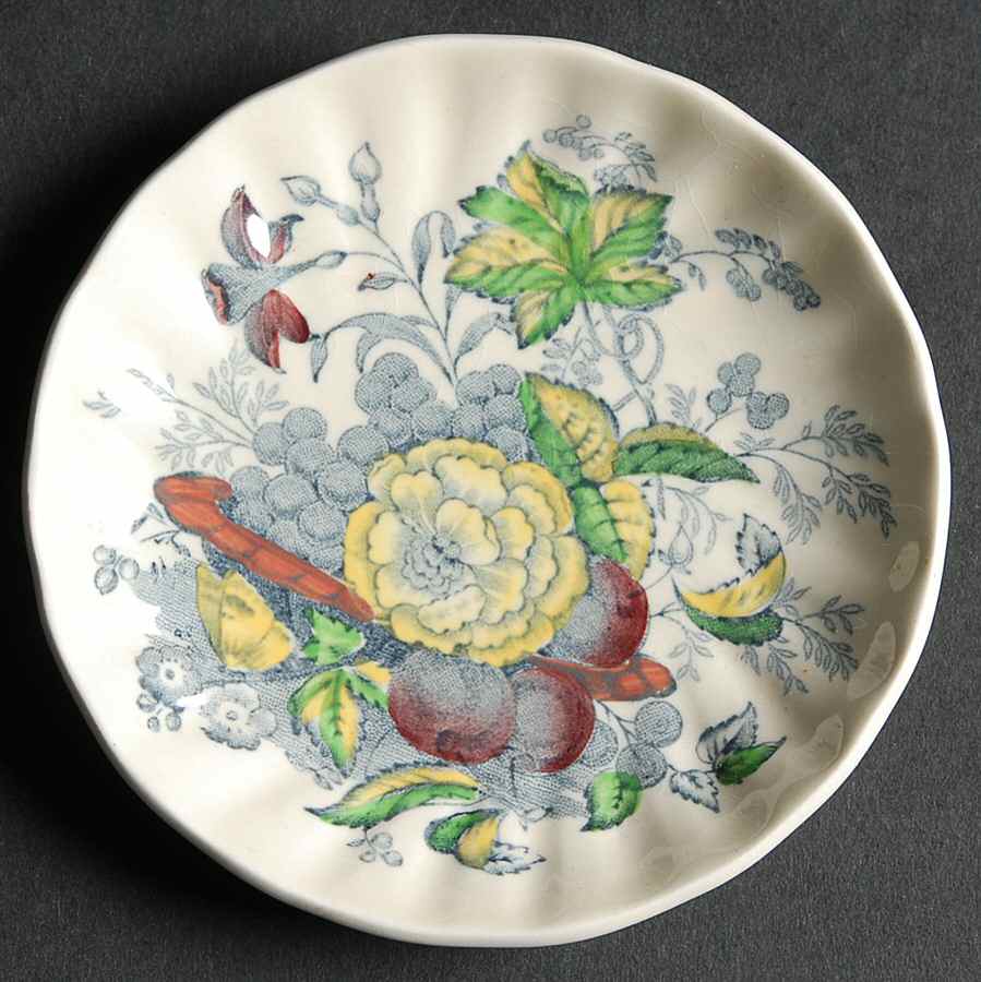 The Kirkwood Multicolor Butter Pat by Royal Doulton-1