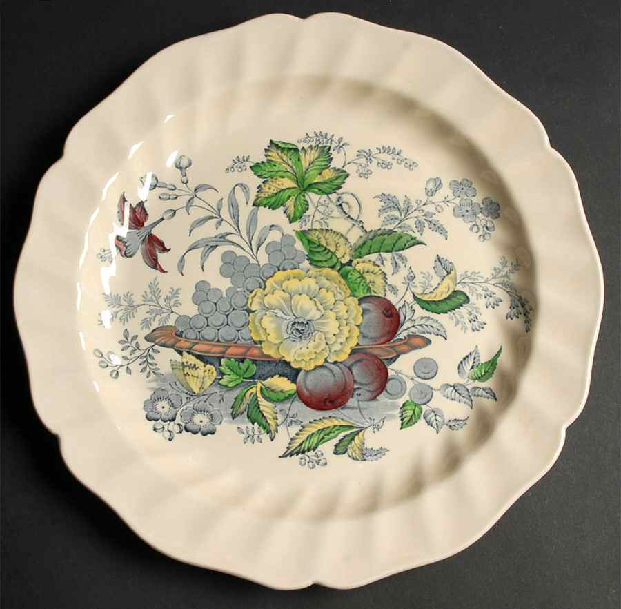The Kirkwood Multicolor 12" Chop Plate (Round Platter) by Royal Doulton-1