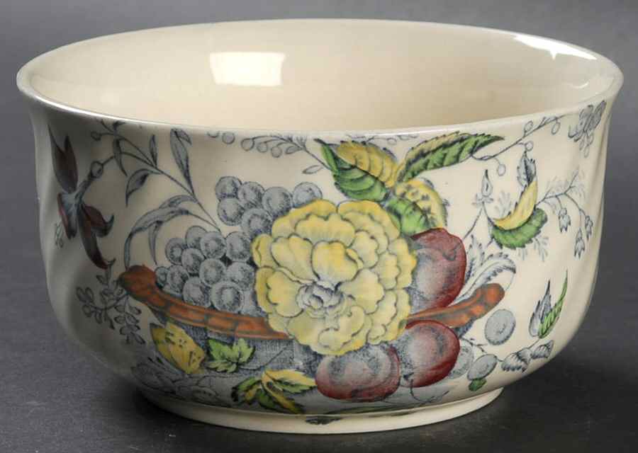 The Kirkwood Multicolor Cranberry Bowl by Royal Doulton-1