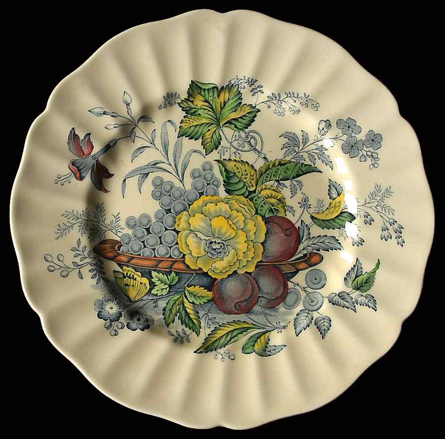 The Kirkwood Multicolor Luncheon Plate by Royal Doulton-1