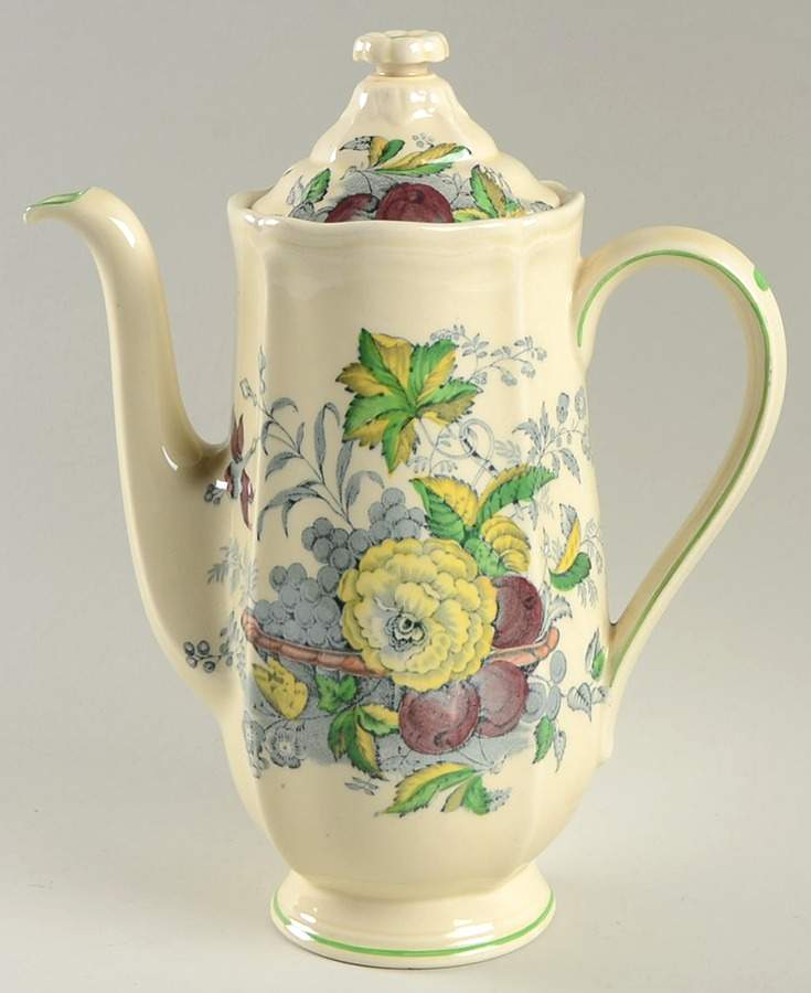 The Kirkwood Multicolor Mini Coffee Pot & Lid by Royal Doulton-1