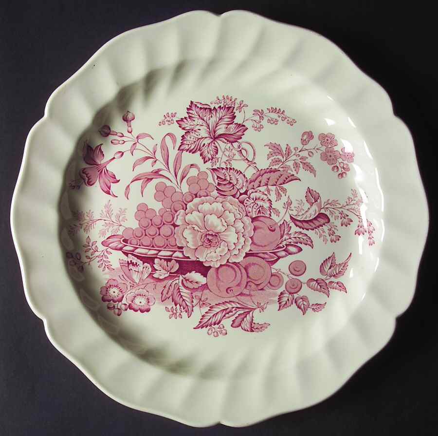 The Kirkwood Red 12" Chop Plate (Round Platter) by Royal Doulton-1