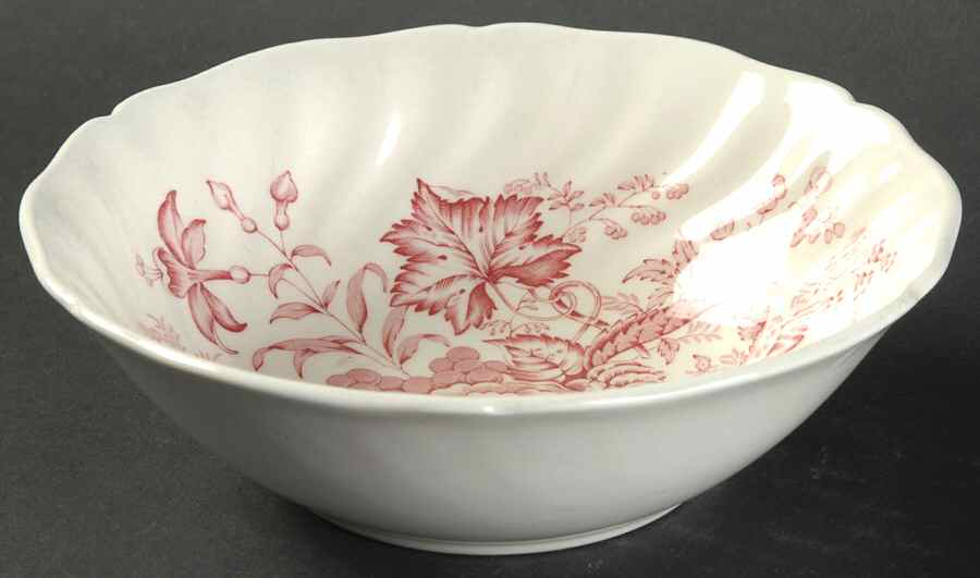 The Kirkwood Red Coupe Cereal Bowl by Royal Doulton-1