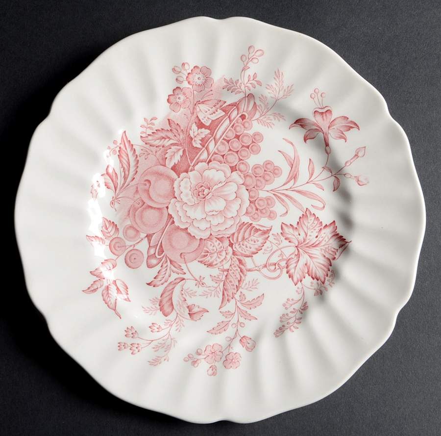 The Kirkwood Red Salad Plate by Royal Doulton-1