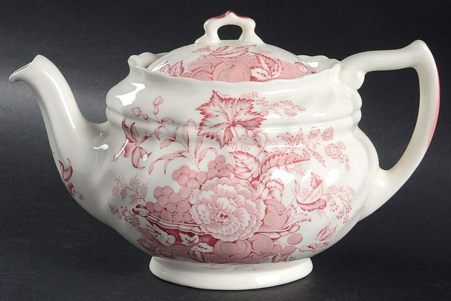 The Kirkwood Red Teapot & Lid by Royal Doulton-1