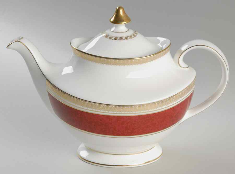 Kingston Ruby Teapot & Lid by Royal Doulton-1