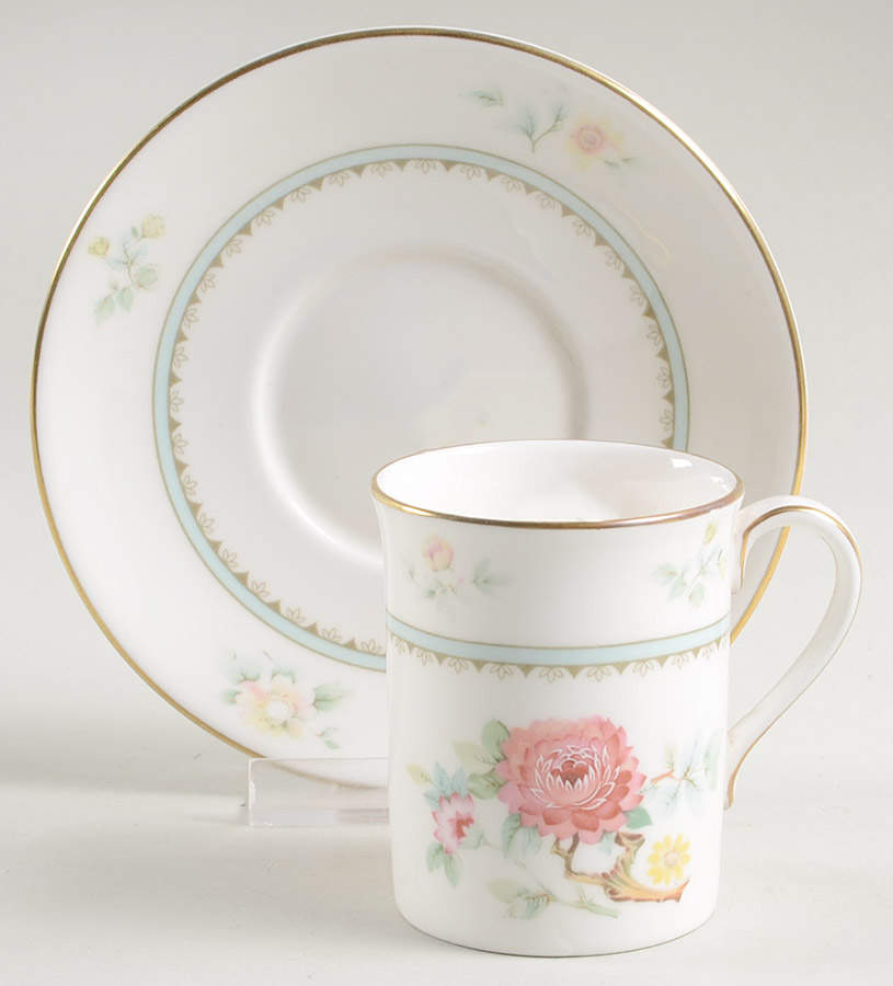 Kismet Flat Demitasse Cup & Saucer Set by Royal Doulton-1